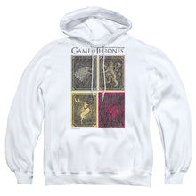 Load image into Gallery viewer, Game Of Thrones House Squares Mens Hoodie White
