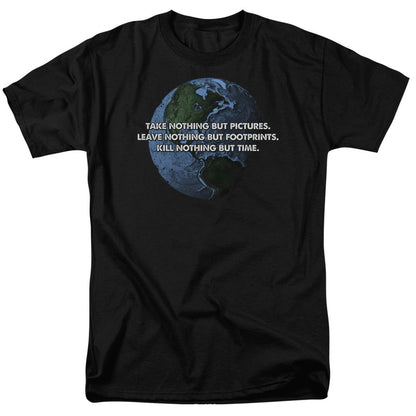 Take Nothing Mens T Shirt Black