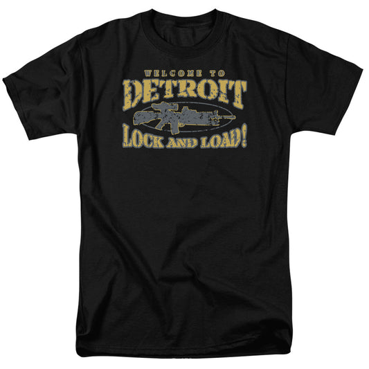 Lock And Load Mens T Shirt Black