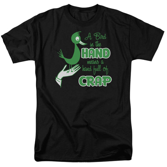 Bird In The Hand Mens T Shirt Black