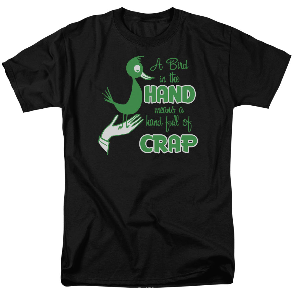 Bird In The Hand Mens T Shirt Black