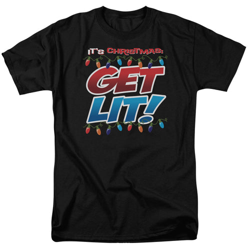 Get Lit Mens T Shirt Black
