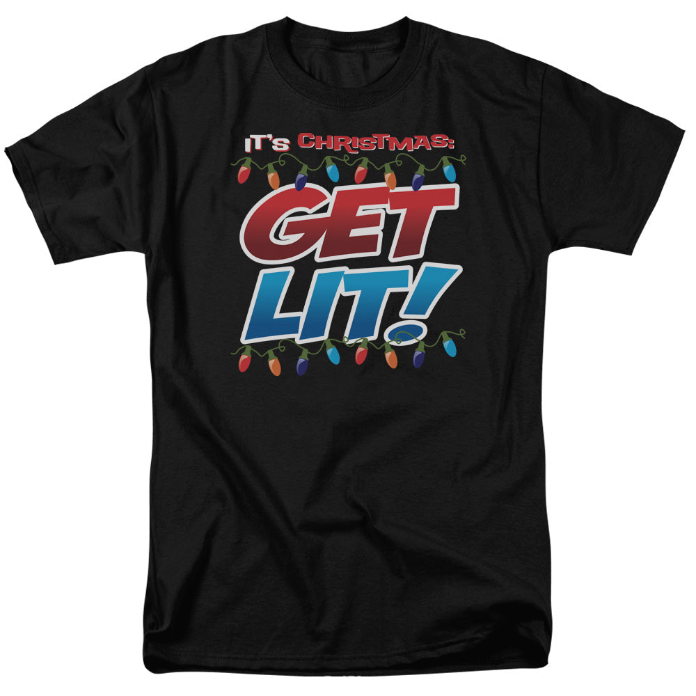 Get Lit Mens T Shirt Black