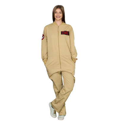 Ghostbusters Zip up Jumpsuit with 4 Attachable Patches
