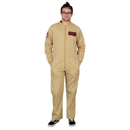 Ghostbusters Zip up Jumpsuit with 4 Attachable Patches