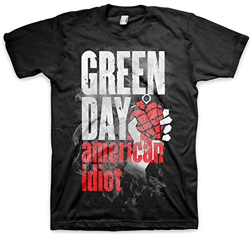 Green Day Green Day Smoke Screen T-Shirt Size Xl Mens T Shirt