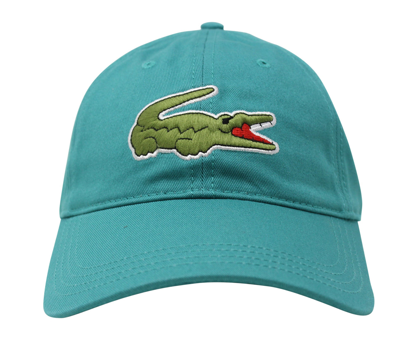 Lacoste Men's Classic Large Croc Logo Cap with Leather Strap Hat