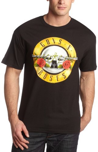 Guns N Roses Men'S Guns N Roses Bullet T-Shirt,Black,X-Large Mens T Shirt