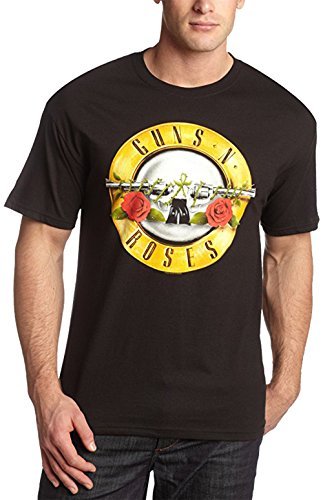 Guns N Roses Men'S Guns N Roses Bullet T-Shirt,Black,Xx-Large Mens T Shirt