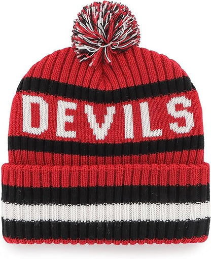 47 Brand NHL New Jersey Devils Beanie Winter Hat Red