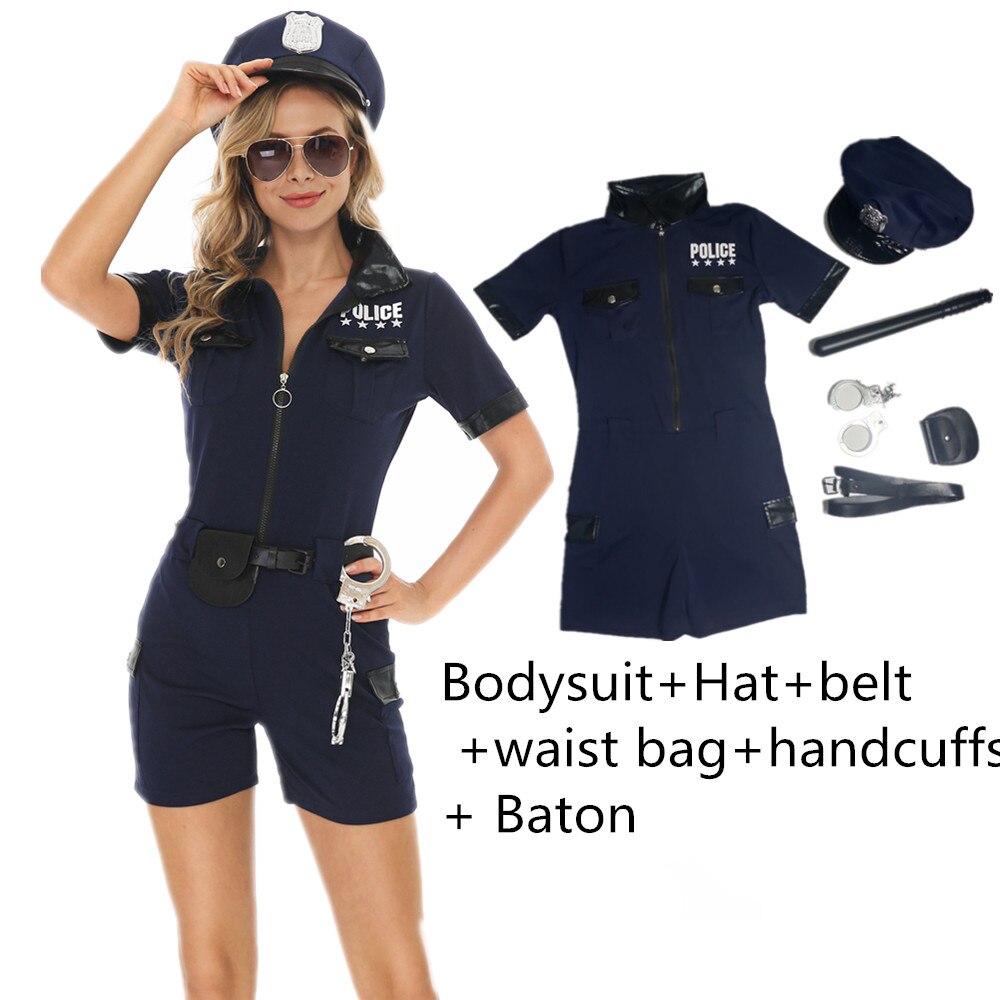 Sexy Cop Officer Costume For Halloween