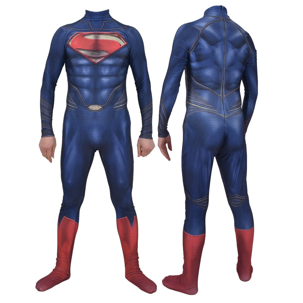 Adults Kids The Man of Steel Superman Super Man Costume