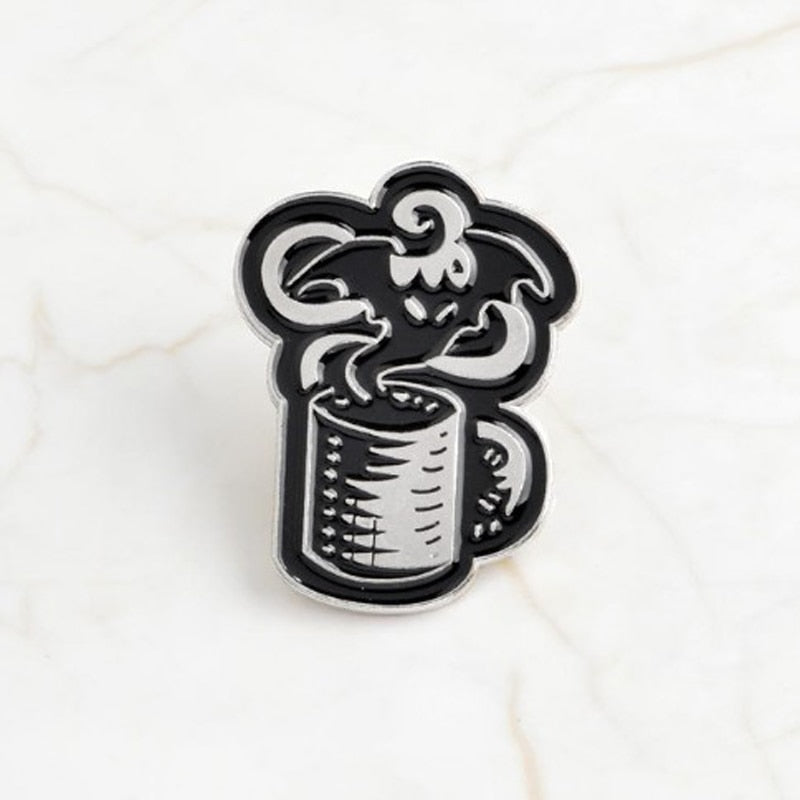 Happy Halloween Enamel Pin Trick