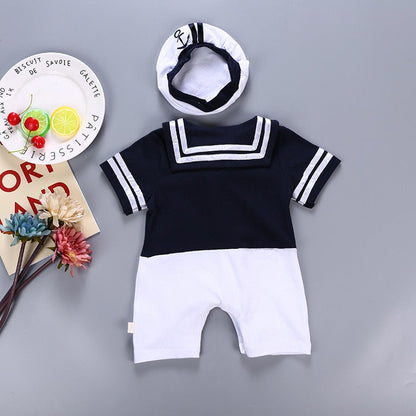 Baby Boys Short Sleeve Sailor Outfit