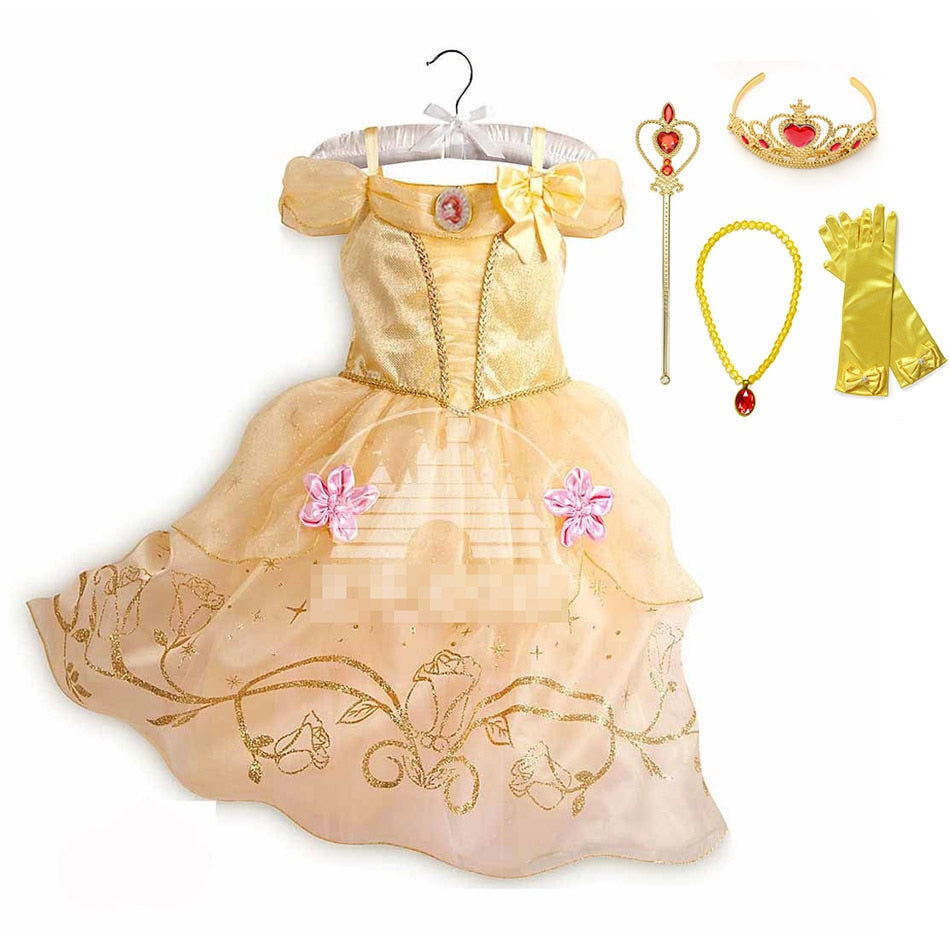 Disney Princess Party Dress for Girls