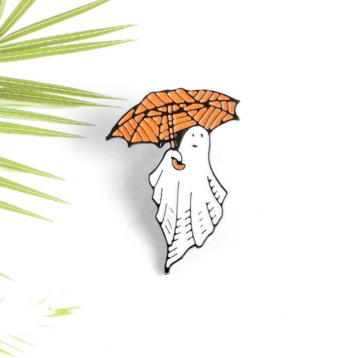 Happy Halloween Enamel Pin Trick