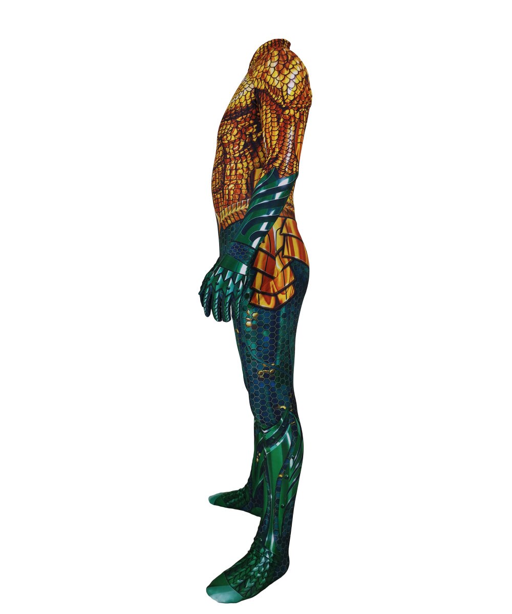Aquaman Cosplay Superhero  Bodysuit Suit