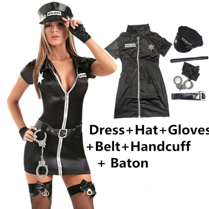 Sexy Cop Officer Costume For Halloween