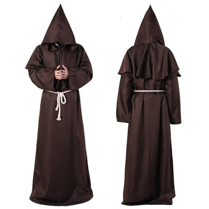 Christian Friar Priest Robes Costumes For Halloween