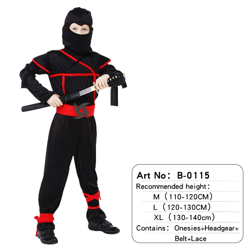 Ninja Party Warrior Halloween Costumes