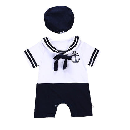 Baby Boys Short Sleeve Sailor Outfit