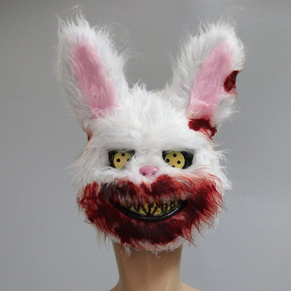 White Bunny Rabbit Halloween Mask