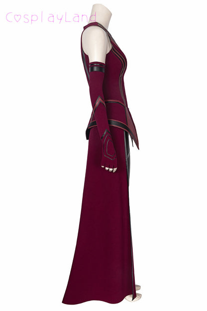Wanda Superheroine Scarlet Cosplay Witch Costume