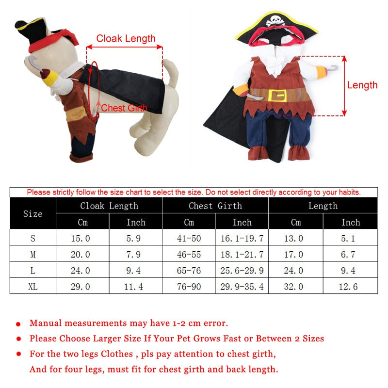Cute Halloween Cat Pirate Costumes