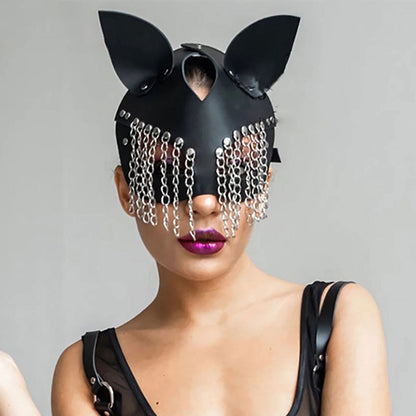 Bunny Girl Sexy Leather Mask