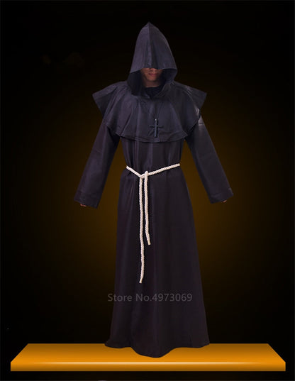 Christian Friar Priest Robes Costumes For Halloween