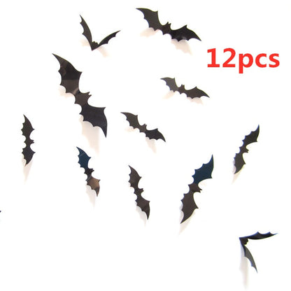 3D Wall Bat Stickers For Halloween