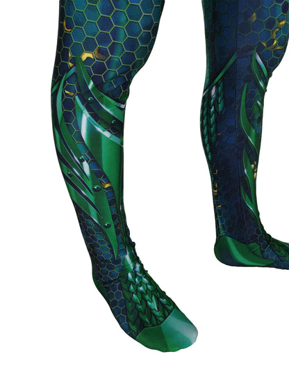 Aquaman Cosplay Superhero  Bodysuit Suit