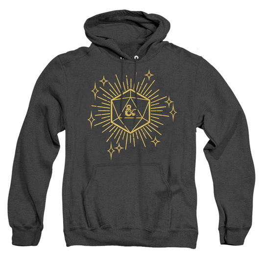 Dungeons And Dragons Year Of The Dragon Lucky D20 Heather Mens Hoodie Black