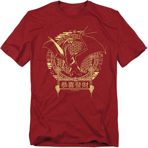 Dungeons And Dragons Year Of The Dragon Mythical Beast Mens T Shirt Cardinal