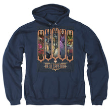 Load image into Gallery viewer, Magic The Gathering The Five Houses Mens Hoodie Navy
