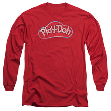 Load image into Gallery viewer, Play Doh Lid Mens Long Sleeve Shirt Red
