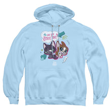 Load image into Gallery viewer, Littlest Pet Shop Are You Kitten Me Mens Hoodie Light Blue
