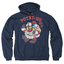 Load image into Gallery viewer, Mr Potato Head Ho Ho Ho Mens Hoodie Navy
