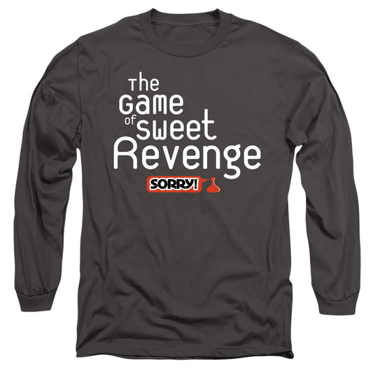 Sorry Sweet Revenge Mens Long Sleeve Shirt Charcoal Officially Licensed