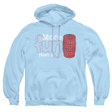 Load image into Gallery viewer, Barrel Of Monkeys More Fun Mens Hoodie Light Blue

