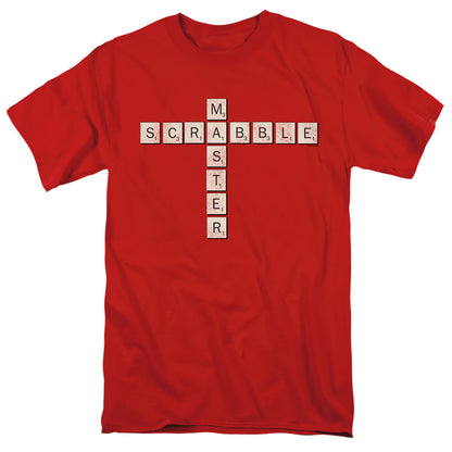 Scrabble Scrabble Master Mens T Shirt Red
