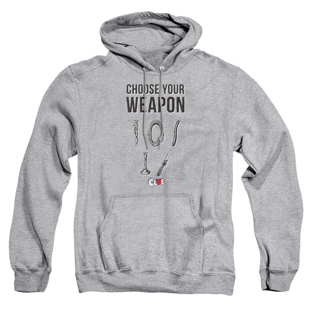 Clue Choose Mens Hoodie Athletic Heather