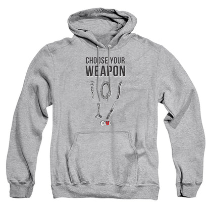 Clue Choose Mens Hoodie Athletic Heather
