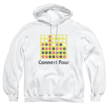 Load image into Gallery viewer, Connect Four Classic Logo Distressed Mens Hoodie White
