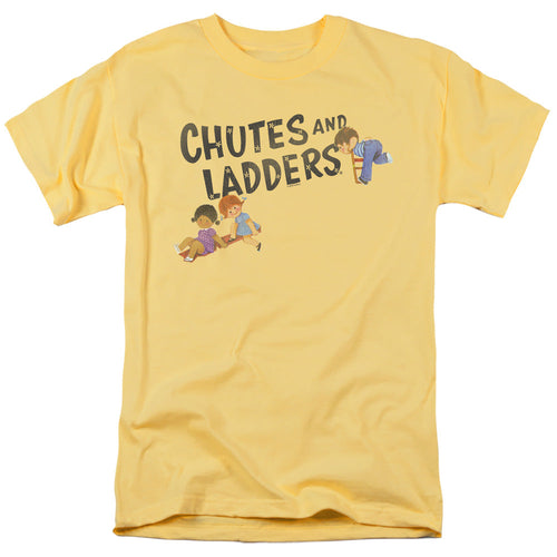 Chutes And Ladders Logo Mens T Shirt Banana