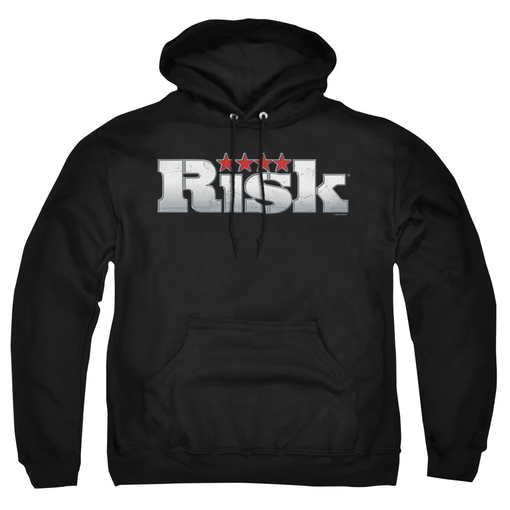 Risk Logo Mens Hoodie Black