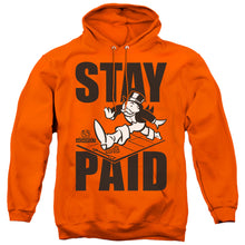 Load image into Gallery viewer, Monopoly Stay Paid Mens Hoodie Orange
