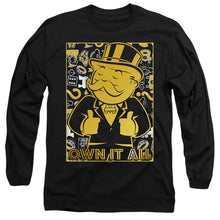 Load image into Gallery viewer, Monopoly Own Mens Long Sleeve Shirt Black
