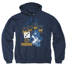 Load image into Gallery viewer, Monopoly The True Railroad Tycoon Mens Hoodie Navy
