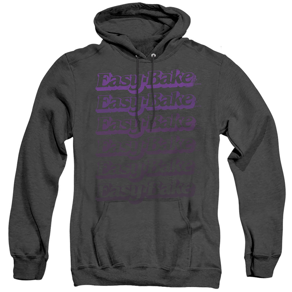 Easy Bake Oven Faded Heather Mens Hoodie Black